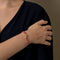 Dinh Van - Bracelet menottes R8 en or rose et cordon rouge 58 Facettes DV0997-7