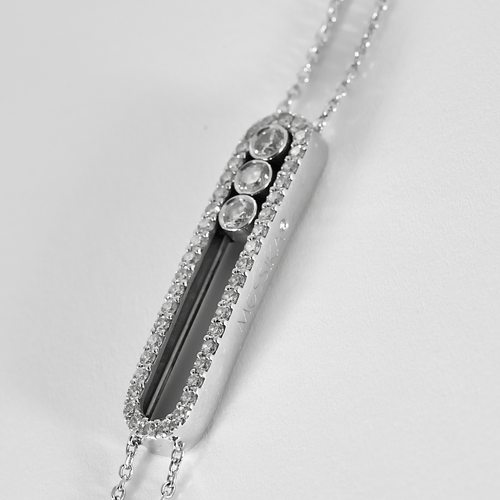MESSIKA - Bracelet Move Classique pavé, grand modèle - Bracelet en or blanc et diamants 58 Facettes DV32512-6