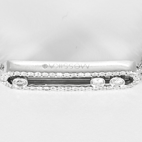 MESSIKA - Bracelet Move Classique pavé, grand modèle - Bracelet en or blanc et diamants 58 Facettes DV32512-6