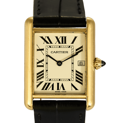 Cartier - Montre Tank Louis Cartier en or jaune 58 Facettes DV31673-1