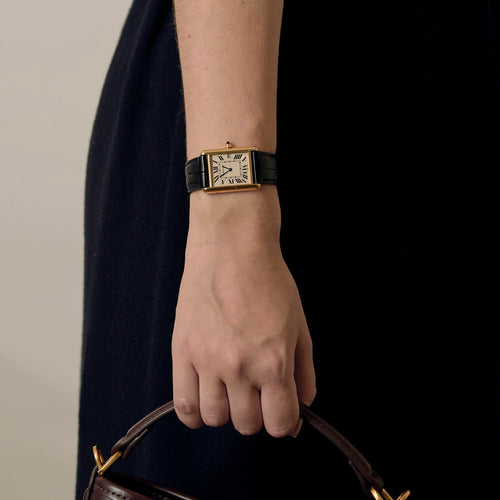 Cartier - Montre Tank Louis Cartier en or jaune 58 Facettes DV31673-1