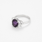 Bague en or blanc, améthyste et diamants 58 Facettes DV5707-18-535-5