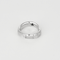 54 Élégante bague en or blanc ciselée et diamant 58 Facettes DV33869-5
