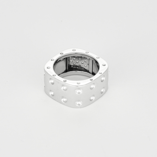 52 Roberto Coin - Bague en or blanc et diamants 58 Facettes DV33829-1