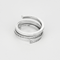 53 DINH-VAN - Spirale - Bague or blanc et diamants 58 Facettes DV33869-1