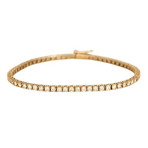 Bracelet Bracelet tennis en or rose et diamants : 3,70 carats 58 Facettes DV24433-3