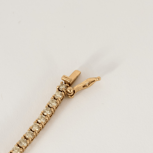 Bracelet Bracelet tennis en or rose et diamants : 3,70 carats 58 Facettes DV24433-3