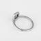 54.5 Bague en or blanc, saphirs : 1,30 carat et diamants : 0,30 carat 58 Facettes DV34030-8