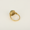 52 Bague marguerite en or jaune, diamants et émeraude 58 Facettes DV33840-1