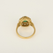 52 Bague marguerite en or jaune, diamants et émeraude 58 Facettes DV33840-1