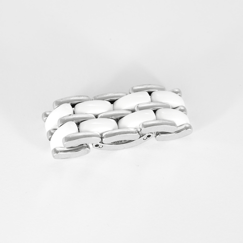 54 CHANEL - Ultra - Grand modèle - Bague en or blanc et céramique 58 Facettes DV14290-3