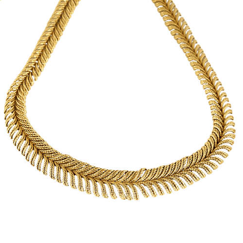 Collier en or jaune attribué à Boucheron par André Vassort 58 Facettes DV34030-19