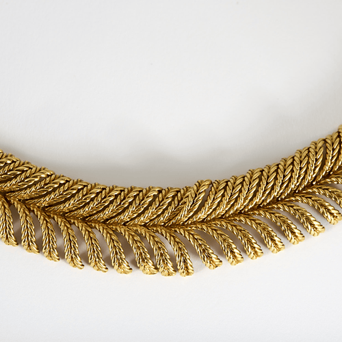 Collier en or jaune attribué à Boucheron par André Vassort 58 Facettes DV34030-19