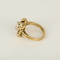 54 Élégante bague en or jaune, platine et diamants : 0,80 carat 58 Facettes DV34030-17