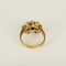 54 Élégante bague en or jaune, platine et diamants : 0,80 carat 58 Facettes DV34030-17