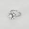 48.5 Bague marguerite en or blanc, diamants 58 Facettes DV34030-18