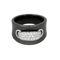 52.5 Bague en céramique noire, or blanc et diamants : 0,35 carat 58 Facettes DV33950-1