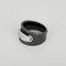 52.5 Bague en céramique noire, or blanc et diamants : 0,35 carat 58 Facettes DV33950-1