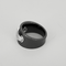 52.5 Bague en céramique noire, or blanc et diamants : 0,35 carat 58 Facettes DV33950-1