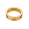 54 Cartier - Love - Bague en or jaune et saphir rose 58 Facettes DV33396-1