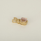 Pendentif en or jaune, kunzite et diamants 58 Facettes DV17164-3
