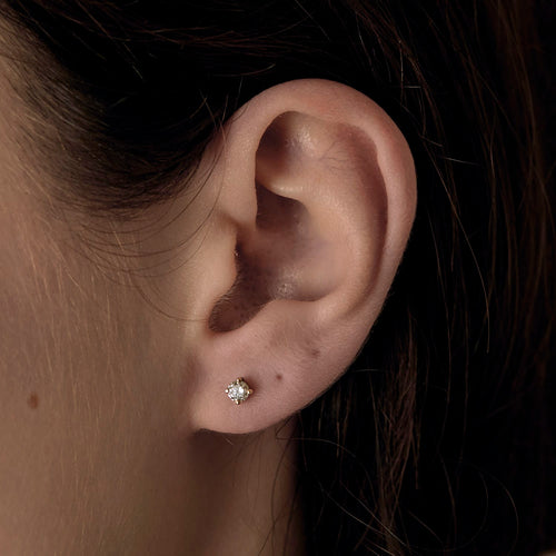 Boucles d'oreilles en Or jaune 18k Diamant 58 Facettes DV27556-11