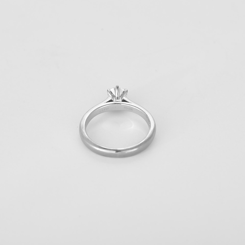 47.5 Bucherer - Bague Solitaire en or gris et diamant : 0,40 carat 58 Facettes DV34377-2