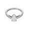 50 Bague Solitaire en or blanc, diamants : 0,90 carat au total 58 Facettes DV33633-1