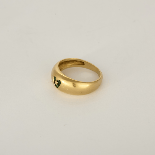47 Bague en Or jaune 18k Emeraude 58 Facettes DV34049-4