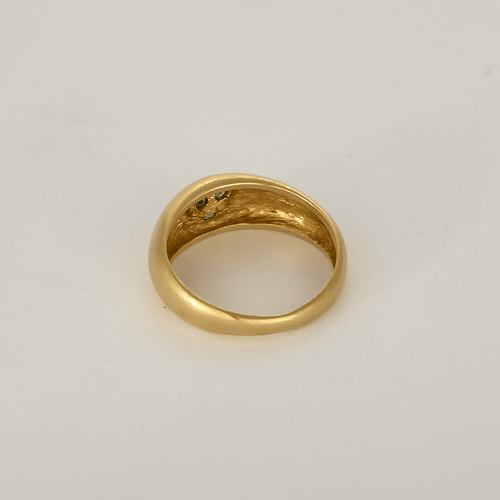 47 Bague en Or jaune 18k Emeraude 58 Facettes DV34049-4