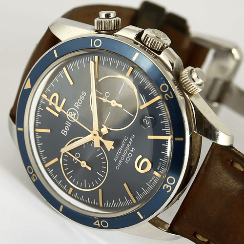 Bell & Ross Montre BR V2-94 Aéronavale 58 Facettes DV34030-21