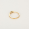 Bague Solitaire en or rose et diamants : 0,37 carat
