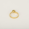 Bague Solitaire en or jaune, or blanc et diamants : 0,14 carat