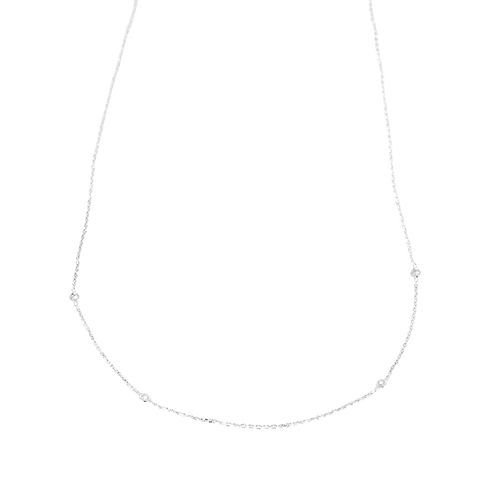 Messika - Collier en or blanc et diamants : 0,12 carat