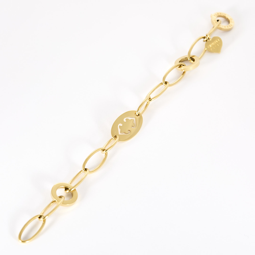 OJ PERRIN - Coeur légende - Élégant bracelet en or jaune