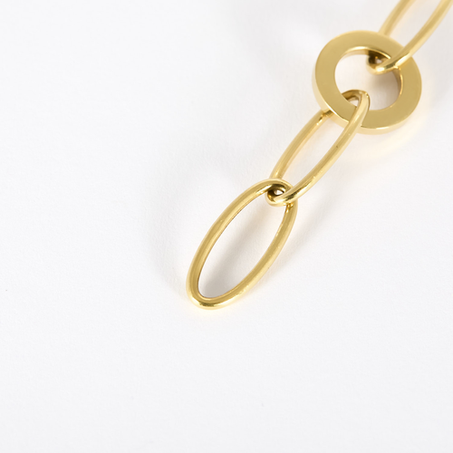 OJ PERRIN - Coeur légende - Élégant bracelet en or jaune