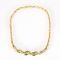 Collier en or jaune à maillons ovales