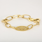 OJ PERRIN - Coeur légende - Élégant bracelet en or jaune