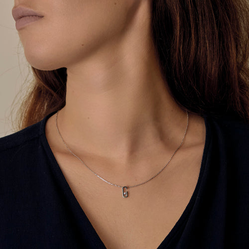 Messika - Gigi Hadid - Collier en or blanc et diamant : 0,05 carat