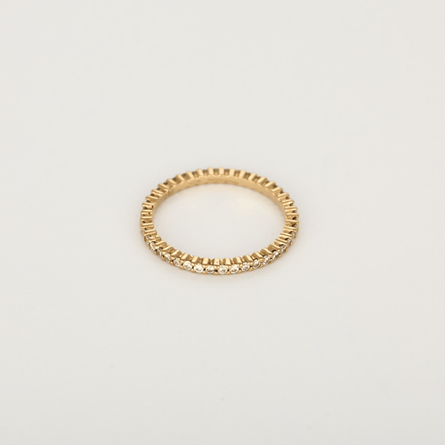 49 Mauboussin - Capricisme - Alliance américaine en or rose et diamants : 0,30 carat 58 Facettes DV34277-1