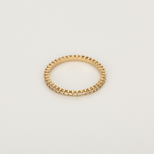 49 Mauboussin - Capricisme - Alliance américaine en or rose et diamants : 0,30 carat 58 Facettes DV34277-1