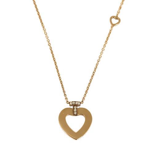 FRED - Pretty Woman - Élégant collier en or rose et diamants : 0,05 carat environ 58 Facettes DV34347-1