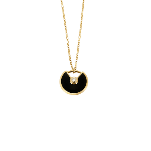 Cartier Collier Amulette de Cartier en Or rose 18k Diamant 58 Facettes DV34412-1
