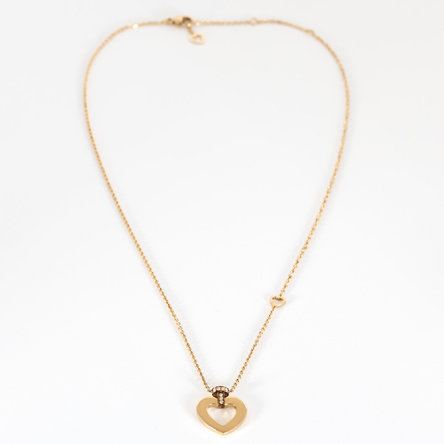 FRED - Pretty Woman - Élégant collier en or rose et diamants : 0,05 carat environ 58 Facettes DV34347-1