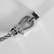 Fred - Force 10 Pavé - Bracelet en acier et manille en or blanc, diamants 58 Facettes DV32294-2