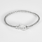 Fred - Force 10 Pavé - Bracelet en acier et manille en or blanc, diamants 58 Facettes DV32294-2