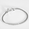 Fred - Force 10 Pavé - Bracelet en acier et manille en or blanc, diamants 58 Facettes DV32294-2