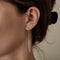 Paire de Pendants d'oreilles "Feuilles" en or gris et diamants 58 Facettes DV32512-13