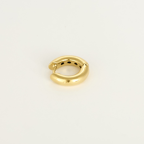Paire d'anneaux d'oreilles en or jaune 58 Facettes DV34838-1