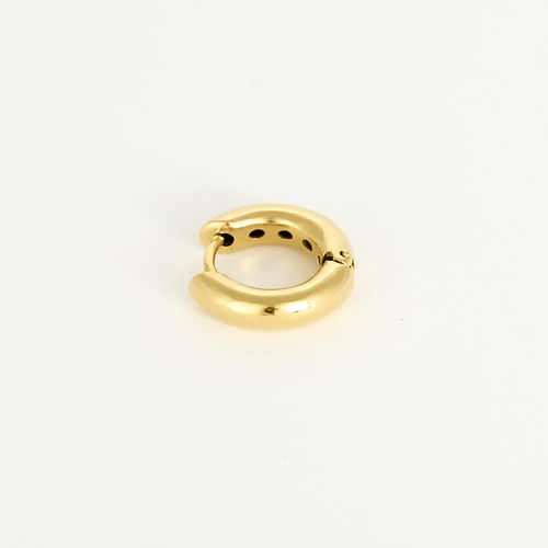 Paire d'anneaux d'oreilles en or jaune 58 Facettes DV34838-1